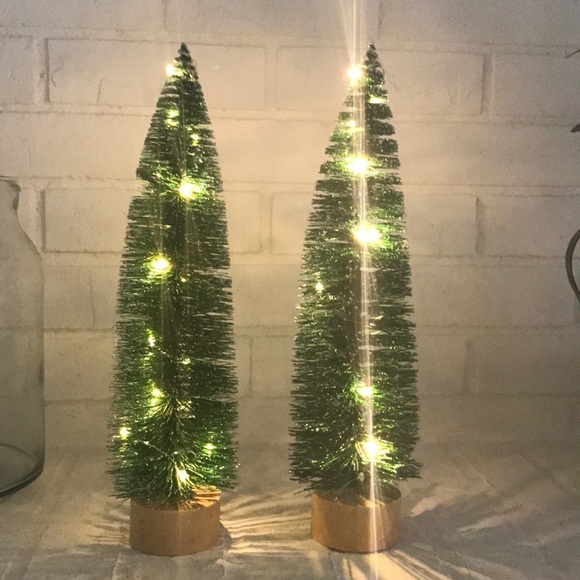 Lighted Bottle Brush Trees - Picture 5 of 16